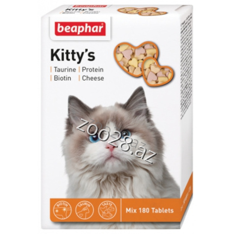 Beaphar Kitty's 4 in 1 Mix, 180 tab - Cats - Photo 2